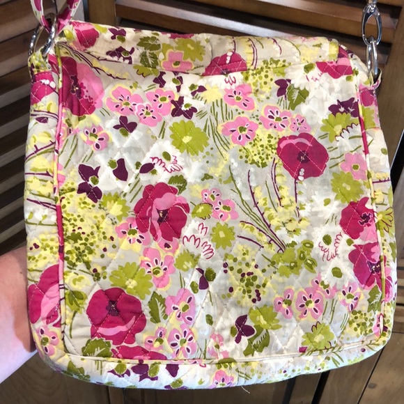 Vera Bradley Make Me Blush Messenger Bag Crossbody - Picture 6 of 7